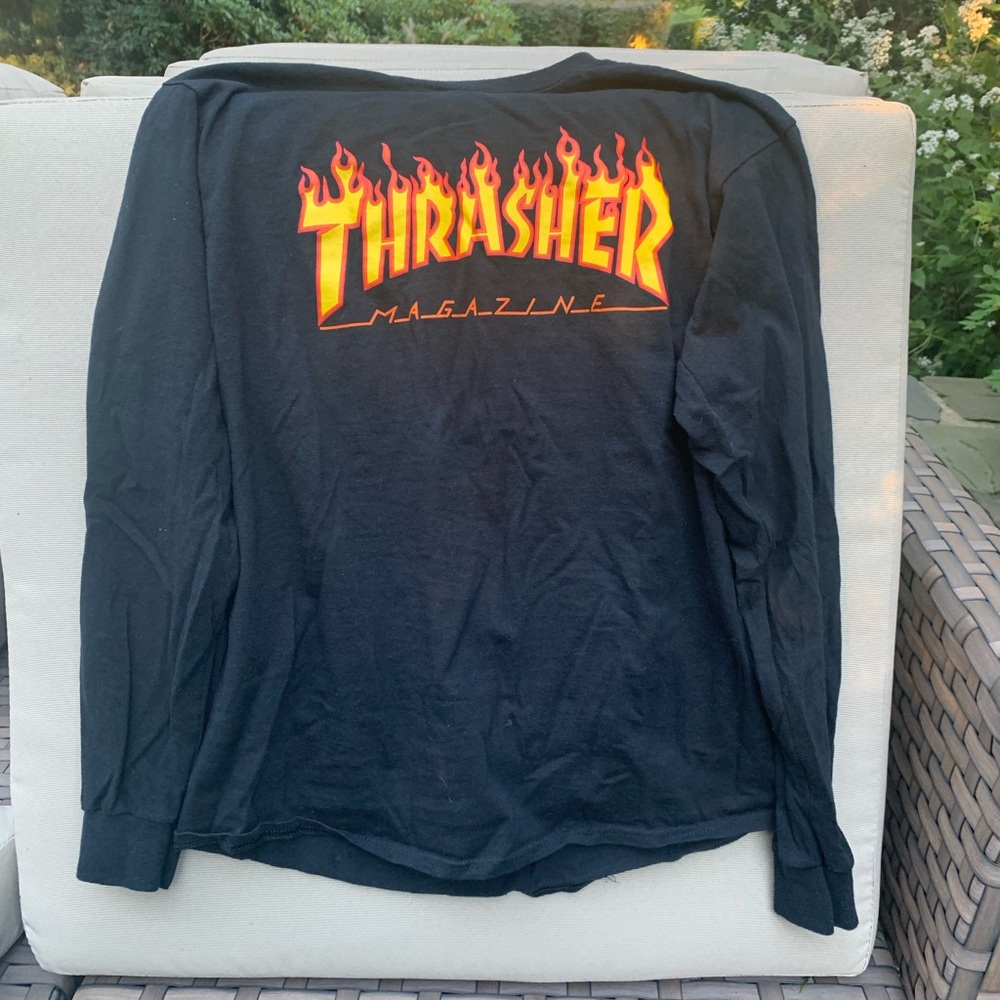 Trasher brand long sleeve tee